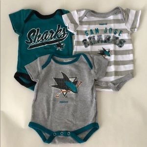 Reebok San Jose Sharks Onesies